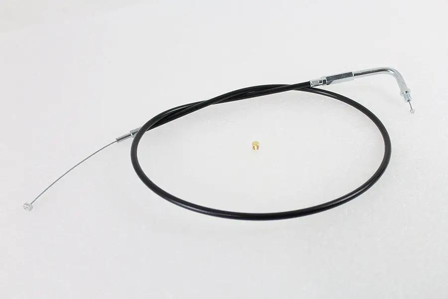 V-Twin H28-7009TV-2 Black Throttle Cable with 38 Inch Casing and 90 Degree Elbow Fitting by V-Twin