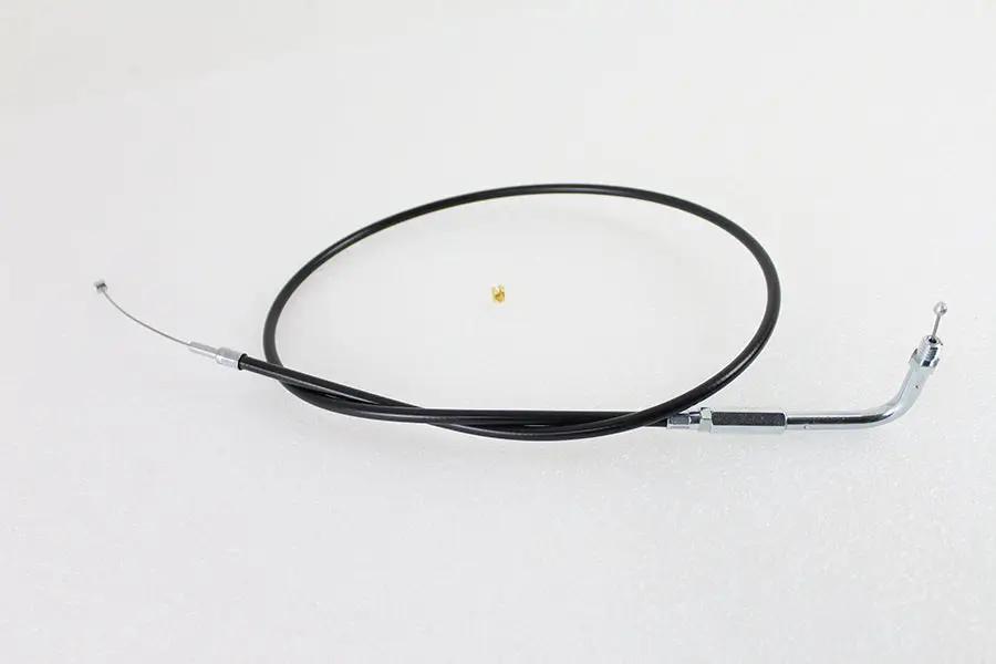 V-Twin H28-7009TV-2 Black Throttle Cable with 38 Inch Casing and 90 Degree Elbow Fitting by V-Twin