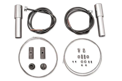 V-Twin Cable Kit for Throttle and Spark Controls - Fits 1937-1946 Harley Davidson UL by V-Twin