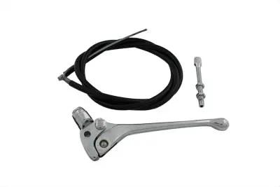 V-Twin Chrome Brake Handle Cable Kit for Harley Davidson FL Models by V-Twin