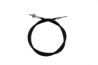 V-Twin 11-0006 Black Front Wheel Drive Speedometer Cable for Harley Davidson XL (38-1/2 inch) by V-Twin
