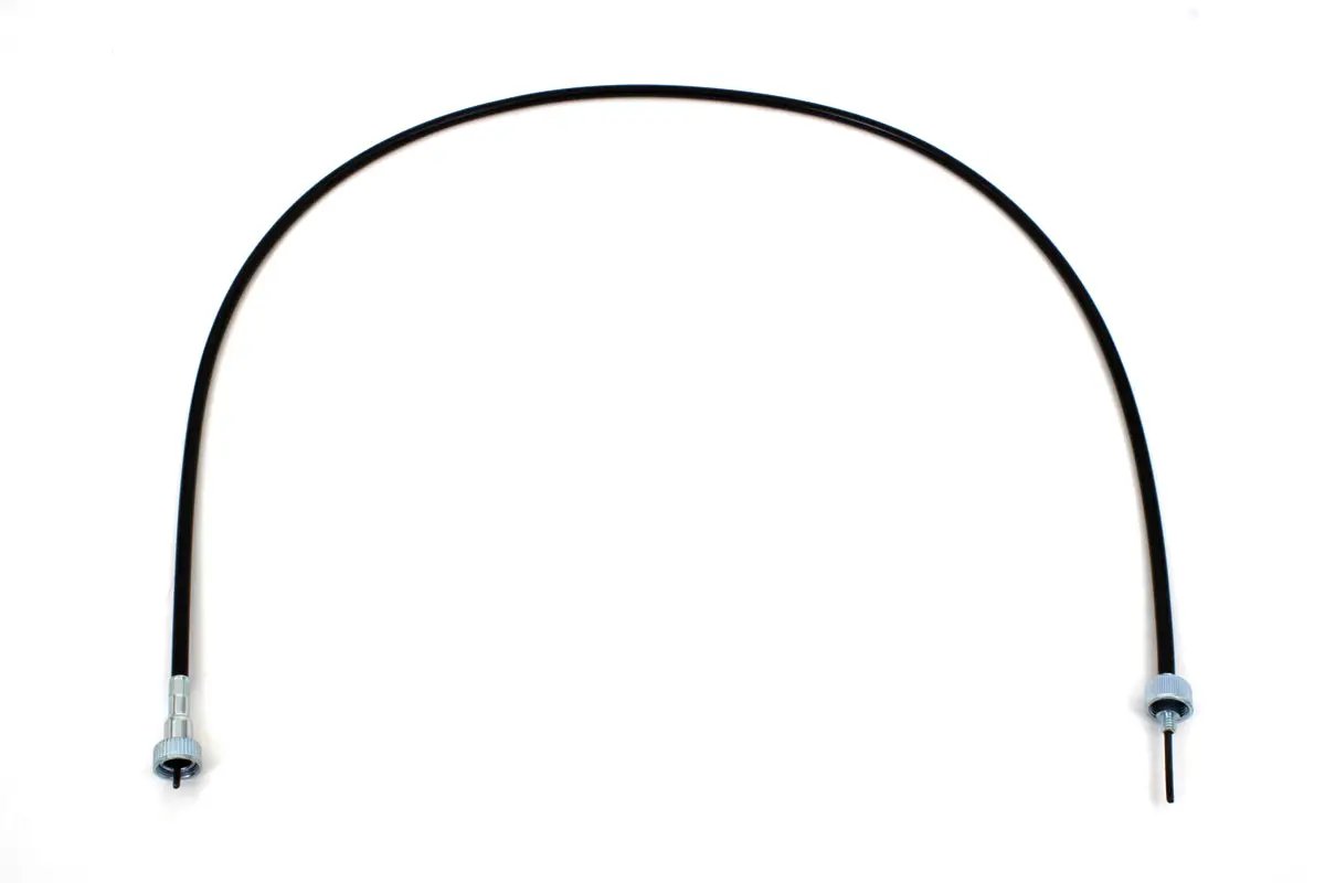 V-Twin 11-0050 Black Front Wheel Drive Speedometer Cable - 42-1/2 Inch Length by V-Twin