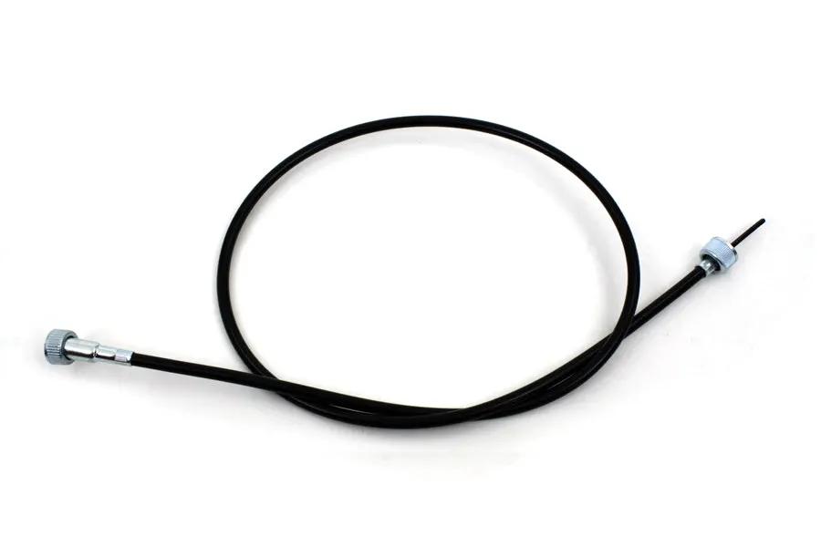 V-Twin 11-0050 Black Front Wheel Drive Speedometer Cable - 42-1/2 Inch Length by V-Twin