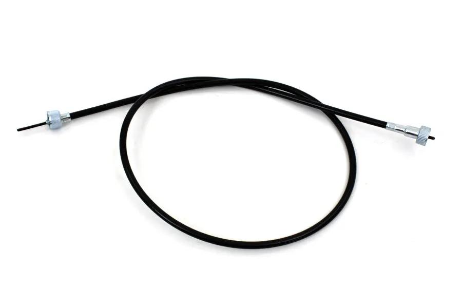 V-Twin 11-0050 Black Front Wheel Drive Speedometer Cable - 42-1/2 Inch Length by V-Twin