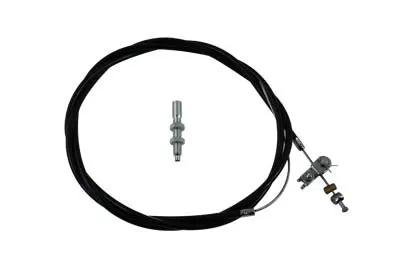 V-Twin Brake Cable 74-1/2 inch with Clamp, Adjuster, and Barrels - Part 61005B by V-Twin
