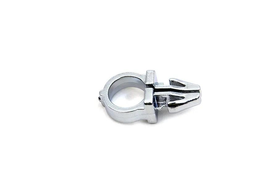 V-Twin 3/8 inch Wire Clips with Chrome Finish – Handlebar Wire Fasteners, Part No. 31-0001-10 by V-Twin