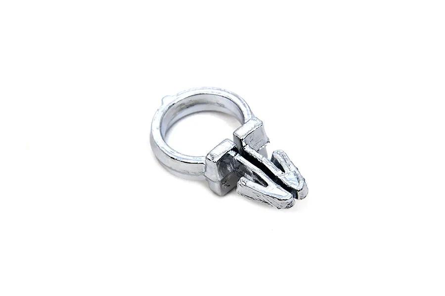 V-Twin 1/2 Inch Wire Clips for Handlebar Wires – Chrome Finish, Part 31-0002-10 by V-Twin