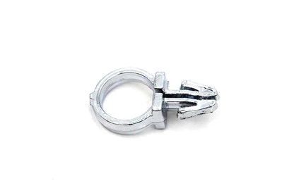 V-Twin 1/2 Inch Wire Clips for Handlebar Wires – Chrome Finish, Part 31-0002-10 by V-Twin