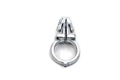 V-Twin 1/2 Inch Wire Clips for Handlebar Wires – Chrome Finish, Part 31-0002-10 by V-Twin
