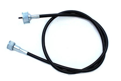 V-Twin 35 Inch Black Speedometer Cable with Female End for Harley Davidson FX and FLH Models by V-Twin