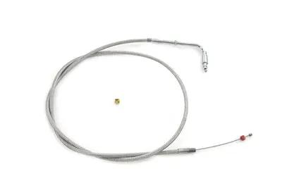 Barnett Braided Stainless Steel Idle Cable with 39 Inch Casing for Qwiksilver Carburetors by Barnett