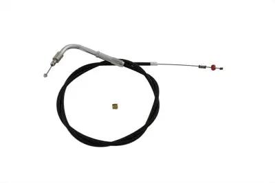 Barnett 101-30-40015 Black Vinyl Idle Cable for Harley Davidson FLST (34.50 inches) by Barnett