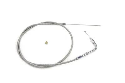 Barnett 6R96S 38 Inch Braided Stainless Steel Idle Cable for S&S and Bendix Carburetors by Barnett
