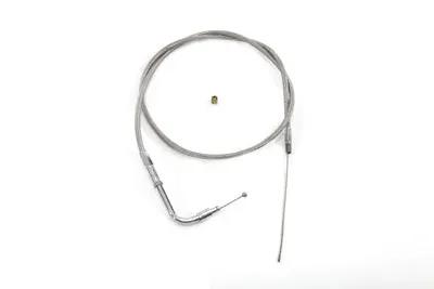Barnett 6R96S 38 Inch Braided Stainless Steel Idle Cable for S&S and Bendix Carburetors by Barnett