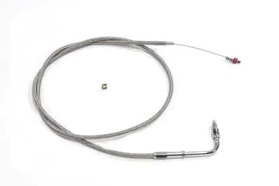 Barnett 6-4196S 39-Inch Braided Stainless Steel Idle Cable for Dell'Orto Dual Throat Carburetor by Barnett