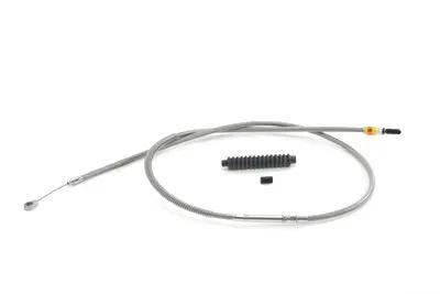 Barnett 102-30-10025 Stainless Steel Clutch Cable for Harley Davidson FXSTSB (58.5 inch) by Barnett