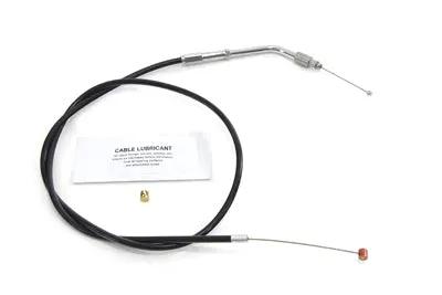 Barnett 34 Inch Black Vinyl Throttle Cable for Harley Davidson XL Models Part 101-30-30021 by Barnett