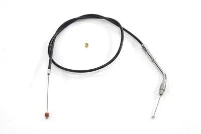 Barnett 34 Inch Black Vinyl Throttle Cable for Harley Davidson XL Models Part 101-30-30021 by Barnett