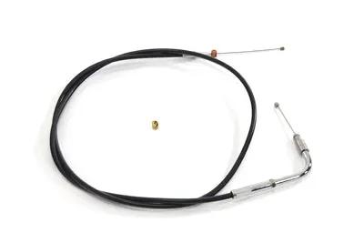 Barnett 101-30-30018 Black Vinyl Throttle Cable for Harley Davidson FLHR (41.375 inch casing) by Barnett