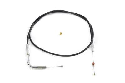Barnett 101-30-30018 Black Vinyl Throttle Cable for Harley Davidson FLHR (41.375 inch casing) by Barnett