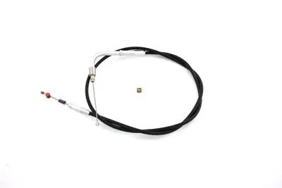 Barnett 101-30-40012 Black Vinyl Idle Cable for Harley Davidson FLST (33.375 inch) by Barnett