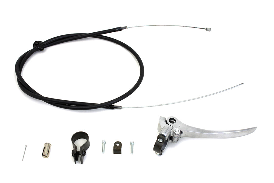 V-Twin Replica Brake Hand Lever Kit 36-0775 for Harley-Davidson Spring Fork Models