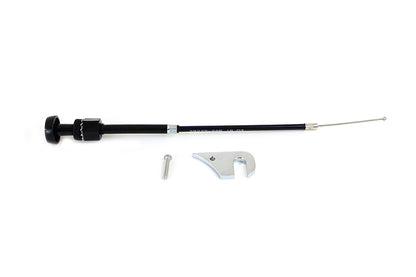 V-Twin Choke Cable Assembly Kit for Harley Davidson XL Models - Top Mount Bracket with Inner Wire and Knob