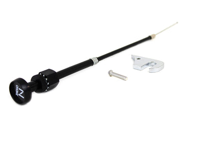 V-Twin Choke Cable Assembly Kit for Harley Davidson XL Models - Top Mount Bracket with Inner Wire and Knob