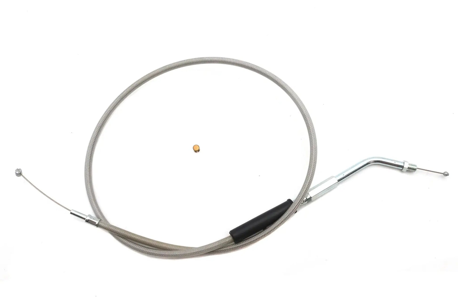 V-Twin Braided Stainless Steel Throttle Cable with 36.375 Inch Casing – Part Number 28-0093S by V-Twin