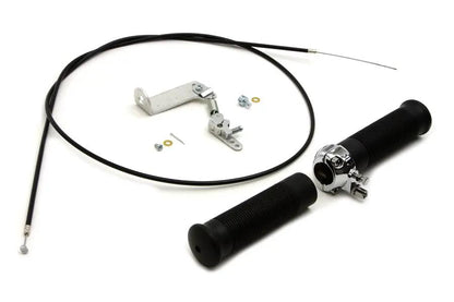V-Twin Flanders Snap Throttle Kit for Linkert Brass Carburators on Harley Davidson FL Models by V-Twin