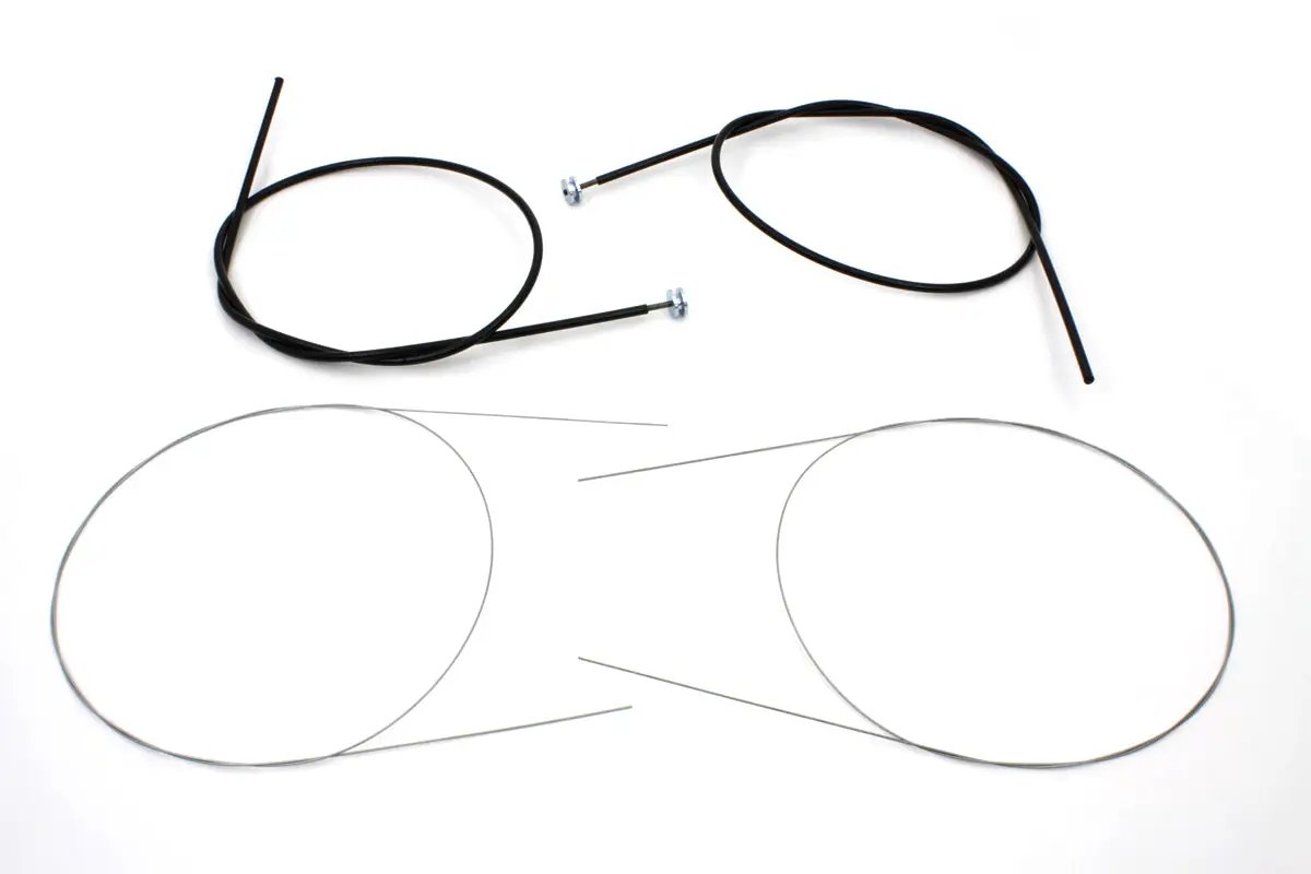 V-Twin Vinyl Outer Control Cable Set for Harley Davidson FL Models by V-Twin