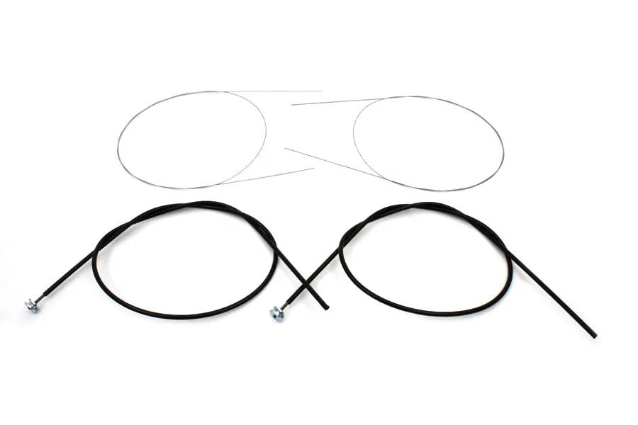 V-Twin Vinyl Outer Control Cable Set for Harley Davidson FL Models by V-Twin