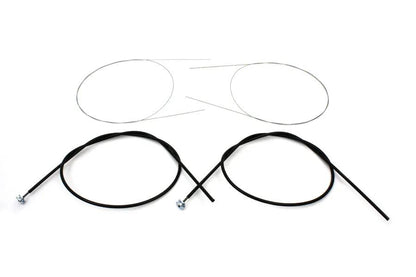 V-Twin Vinyl Outer Control Cable Set for Harley Davidson FL Models by V-Twin