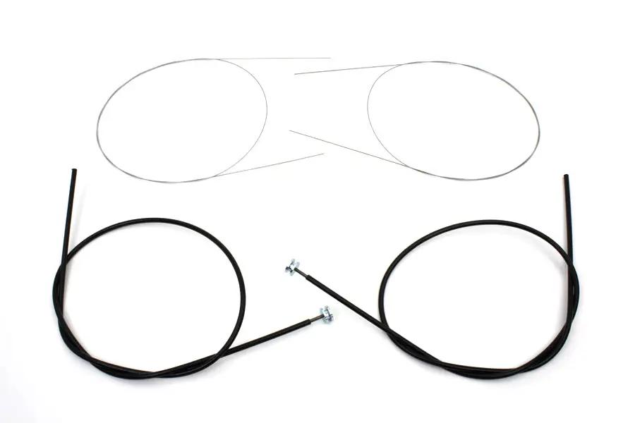 V-Twin Vinyl Outer Control Cable Set for Harley Davidson FL Models by V-Twin
