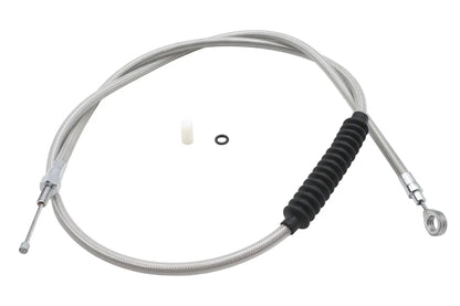 Ultima 56 Inch Clutch Cable Chrome Series for Harley Davidson by Ultima