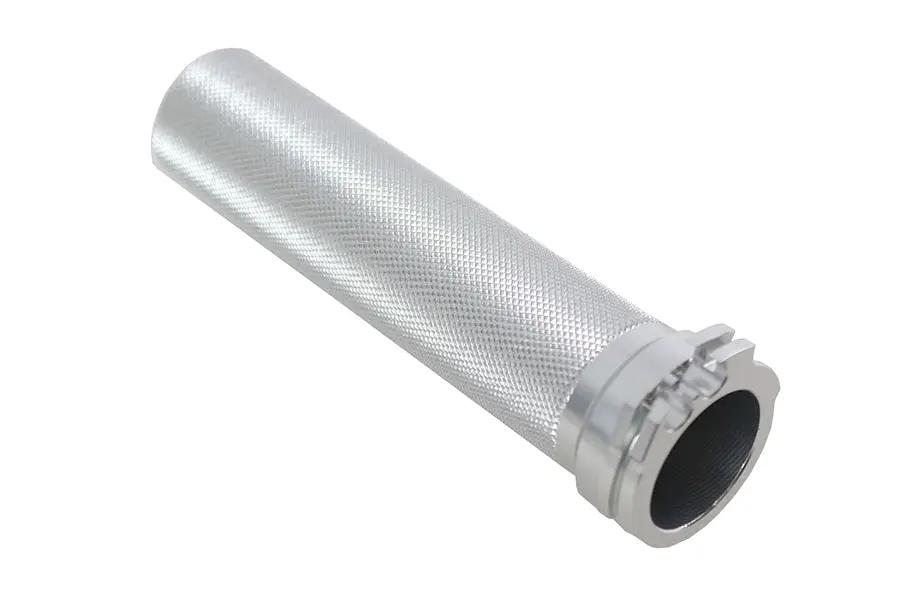 V-Twin Billet Throttle Tube Alloy Part 78859 for Push-Pull Cable Operation by V-Twin