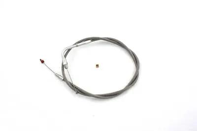Barnett Braided Stainless Steel Throttle Cable for Harley Davidson FXSTS (Part #102-30-30002) by Barnett