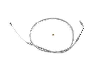 Barnett 36-inch Stainless Steel Idle Cable for Harley Davidson XL Models by Barnett