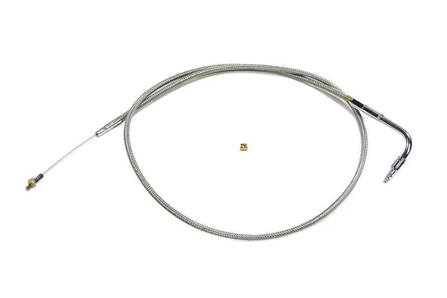 Barnett Braided Stainless Steel Idle Cable with 38.125 Inch Casing for Super E and G Carburetors by Barnett