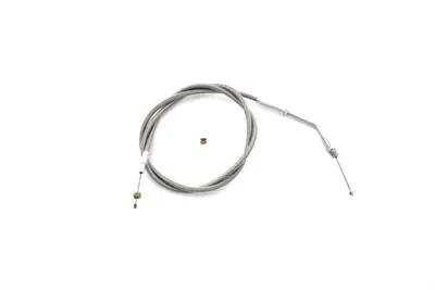 Barnett Braided Stainless Steel Throttle Cable with 38-Inch Casing for S&S Carbs by Barnett