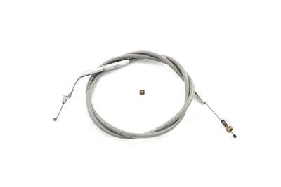 Barnett Braided Stainless Steel Idle Cable with 38 Inch Casing – Part Number 102-31-40002 by Barnett