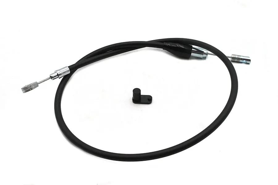 V-Twin Upper 36 Inch Black Clutch Cable for Harley Davidson – OEM Cross Ref 37200219A by V-Twin