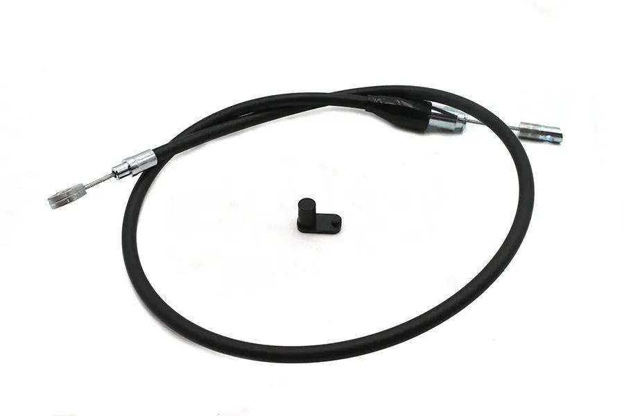 V-Twin Upper 38 inch Clutch Cable for Harley Davidson - Black Vinyl by V-Twin