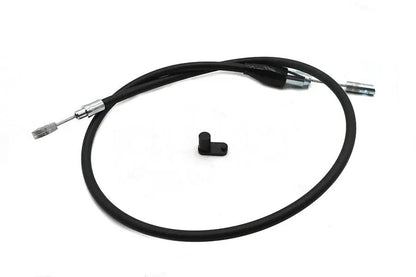 V-Twin Upper 38 inch Clutch Cable for Harley Davidson - Black Vinyl by V-Twin