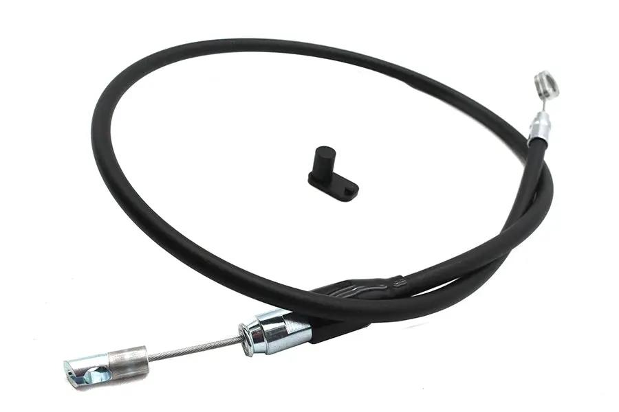 V-Twin Upper 38 inch Clutch Cable for Harley Davidson - Black Vinyl by V-Twin