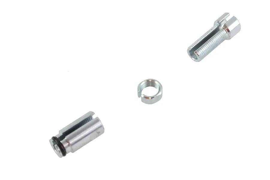 V-Twin York Clutch Cable Adjuster - 63941A - 10mm Inner Diameter Replacement Part for Harley Davidson Models by V-Twin