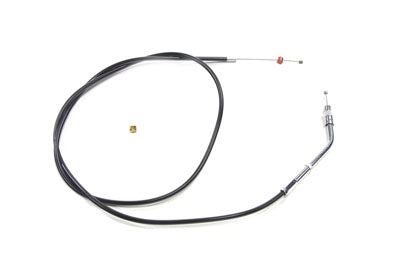 Barnett Black Vinyl Throttle Cable with 43.625-Inch Casing for Harley Davidson FX & FL Models by Barnett