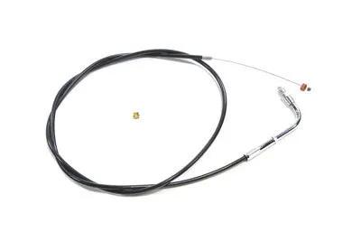 Barnett 101-30-30014 Black Throttle Cable with 90 Degree Elbow Fitting for Harley Davidson FXR and FXST Models by Barnett