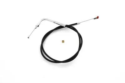 Barnett 101-30-40014 Black Idle Cable with 90 Degree Elbow Fitting for Harley Davidson FXR and FLST Models by Barnett