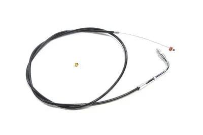 Barnett 101-30-30014-08 Black Throttle Cable with 90 Degree Elbow Fitting for Harley Davidson FXST & FLST Models by Barnett